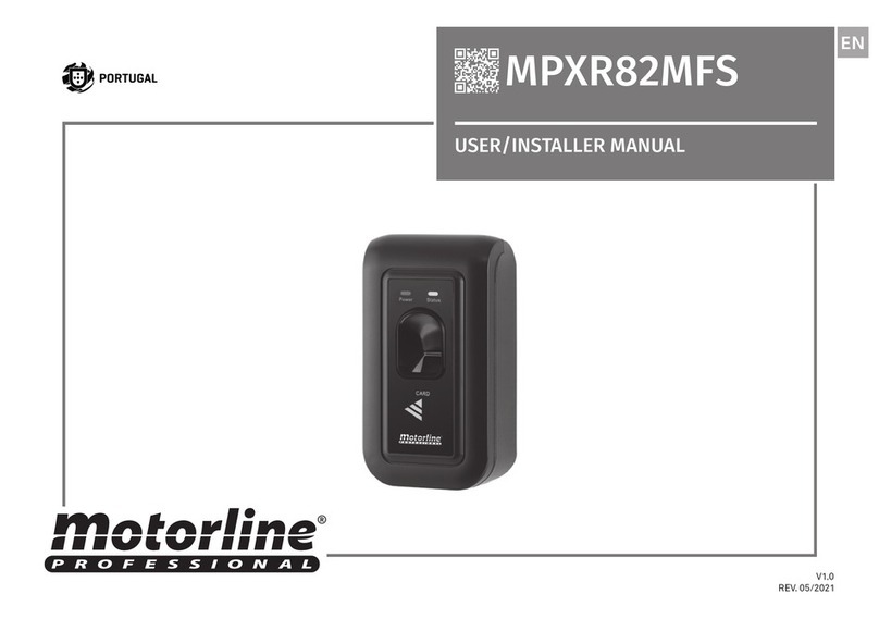 Motorline professional MPXR82MFS User manual