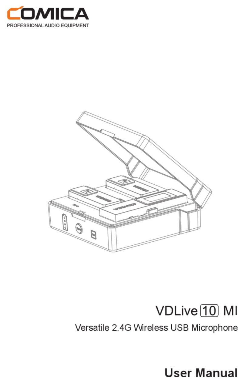 Comica VDLive 10 MI User manual Comica VDLive 10 MI User manual