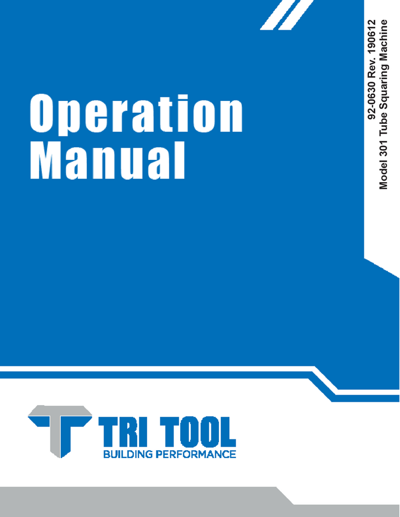 TRI tool 301 Operation manual