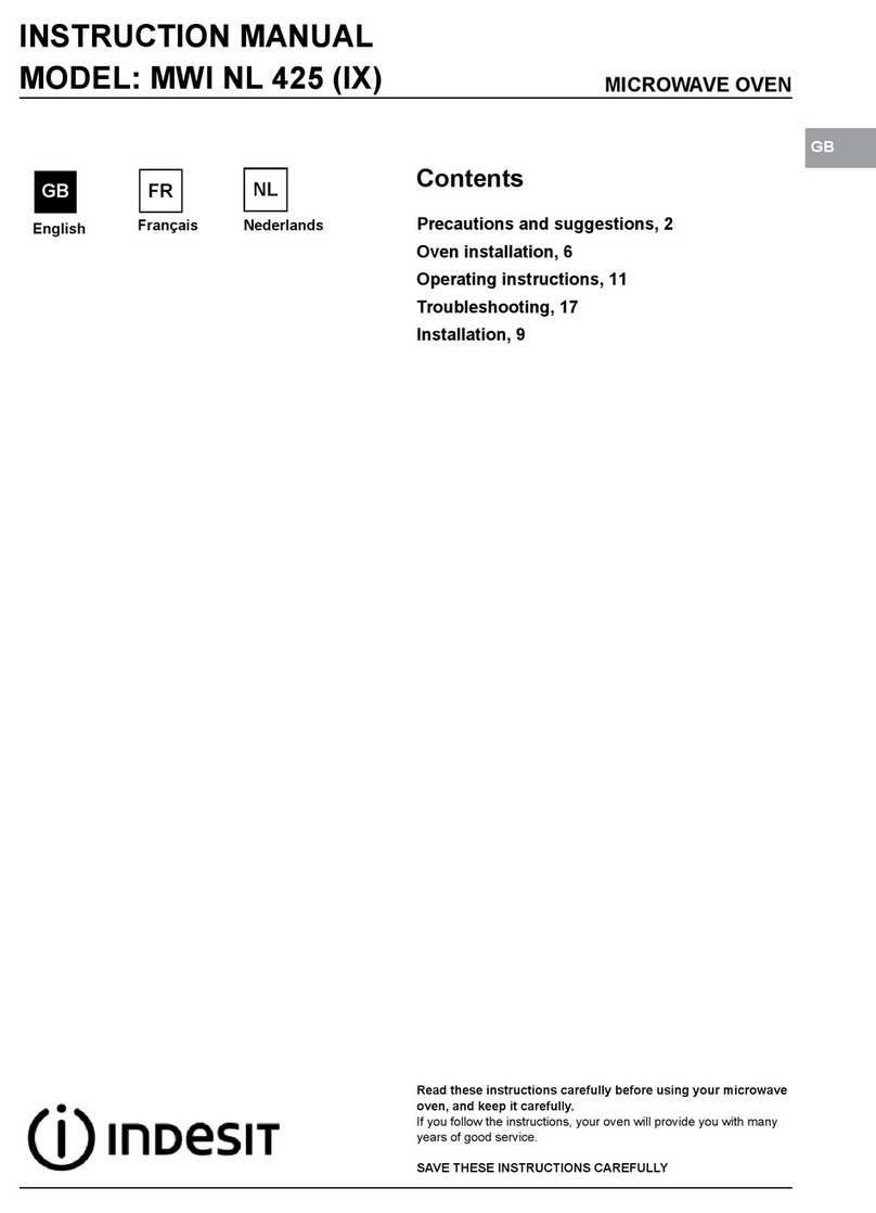 Indesit MWI NL 425 IX instruction manual