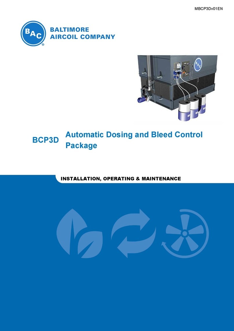 Baltimore Aircoil Company BCP3D User manual