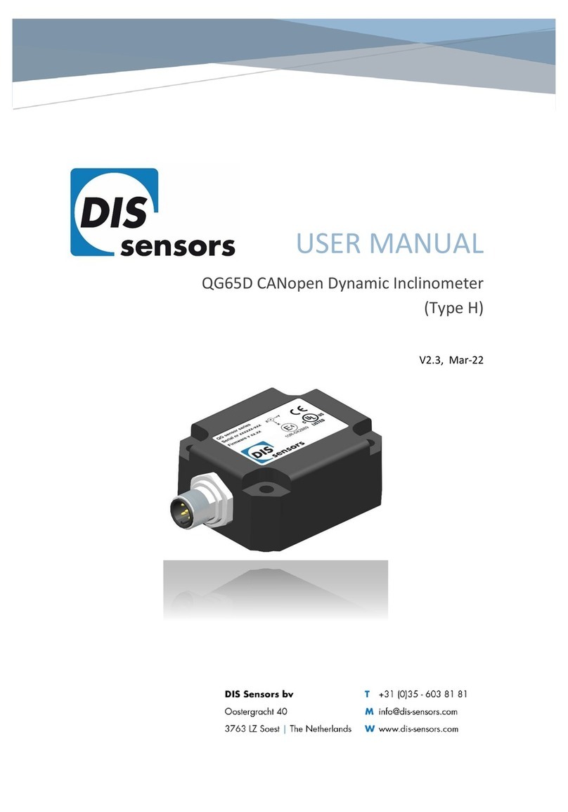 DIS Sensors QG65D user manual