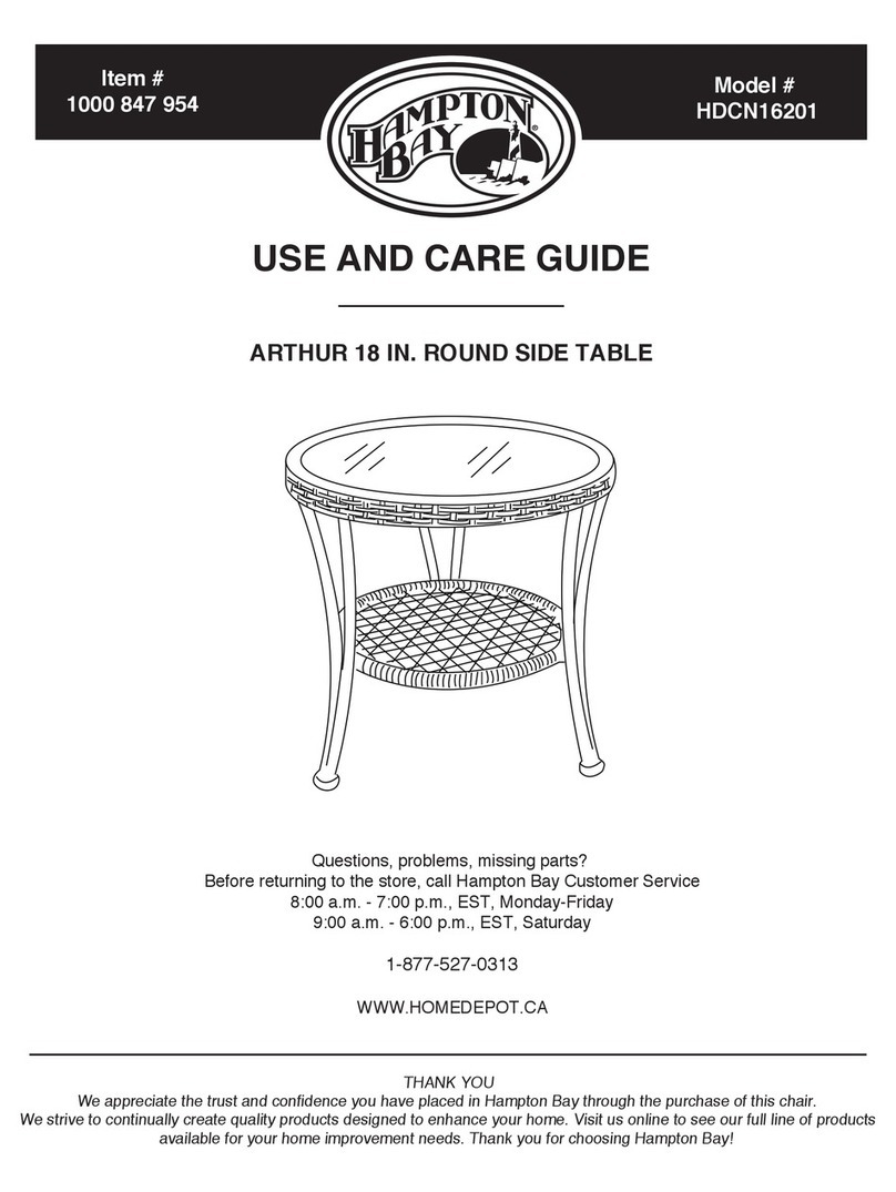 HAMPTON BAY HDCN16201 User manual