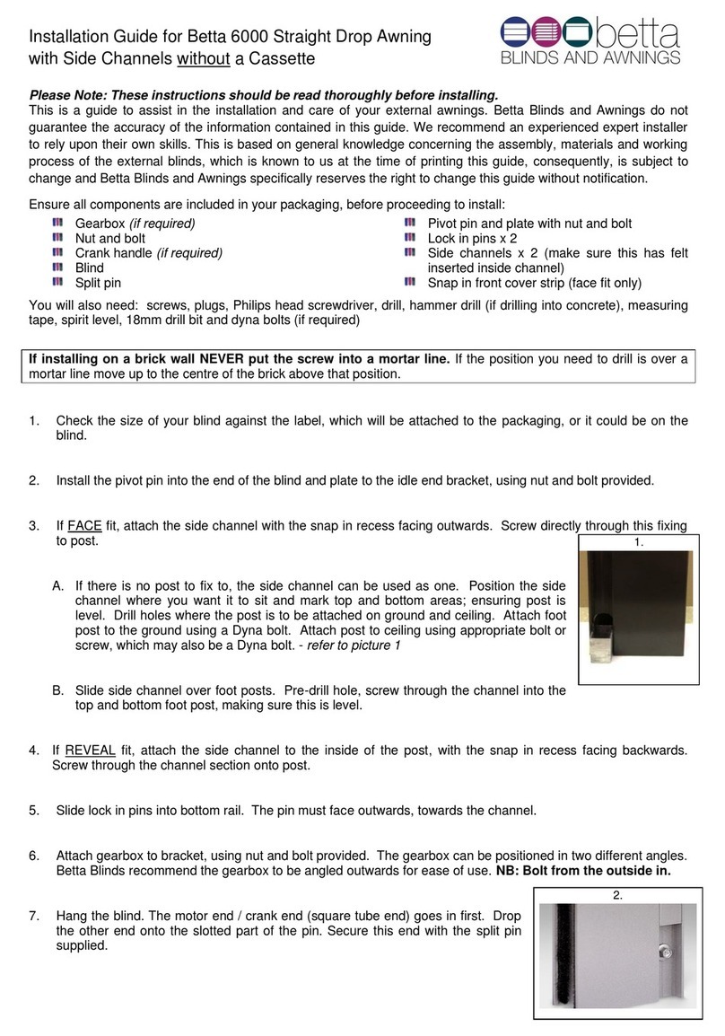 Betta 6000 installation guide