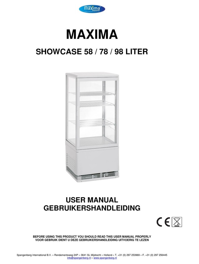 Maxima Koelvitrine 58L User manual