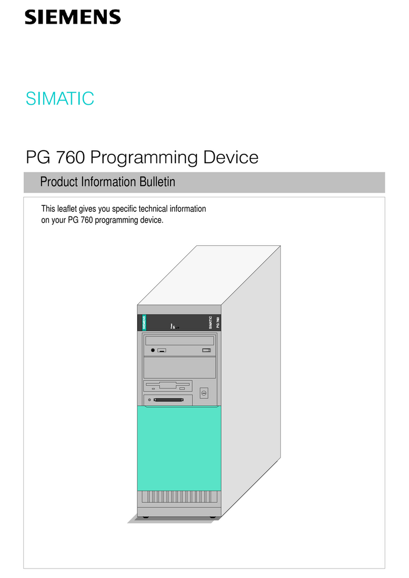 Siemens SIMATIC PG 760 Manual