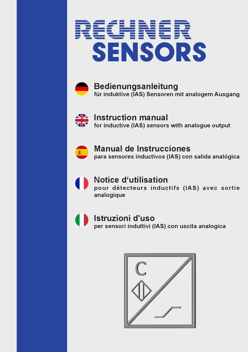 Rechner Sensors IAS-10 Series instruction manual
