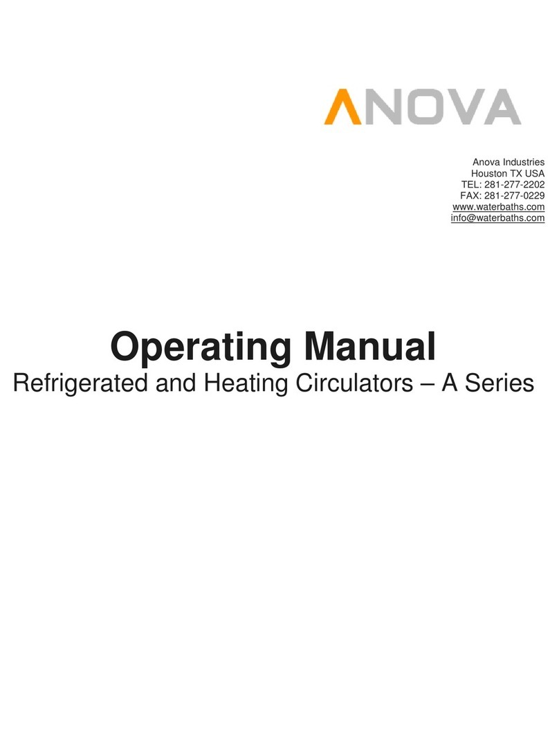Anova A Series operating manual