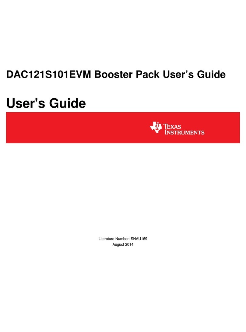 Texas Instruments DAC121S101EVM User manual