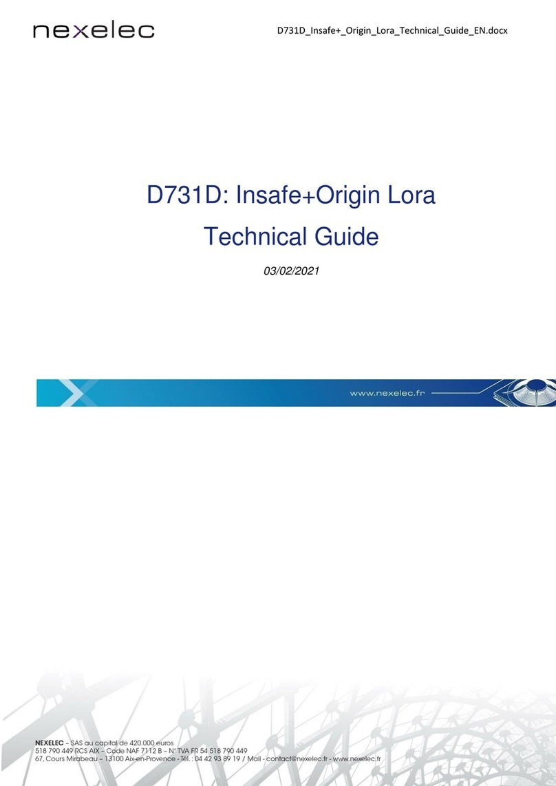 Nexelec INSAFE+Origin D731D Technical guide