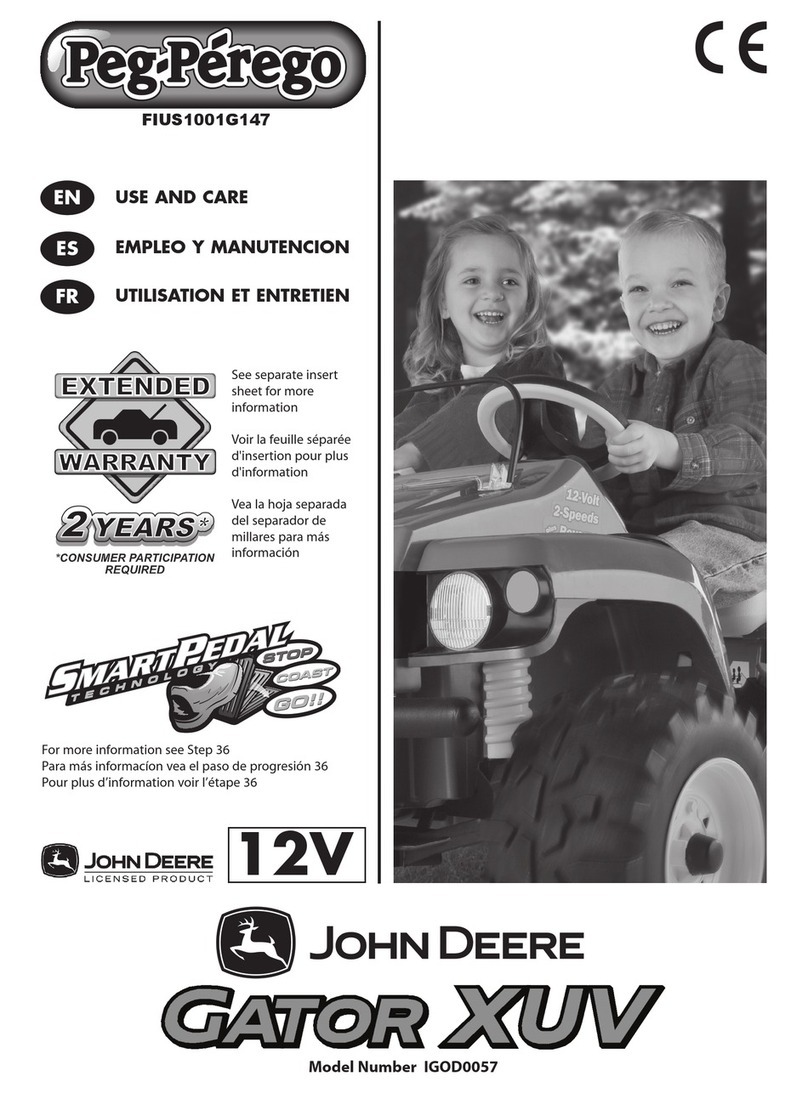Peg-Perego Gator XUV Installation instructions