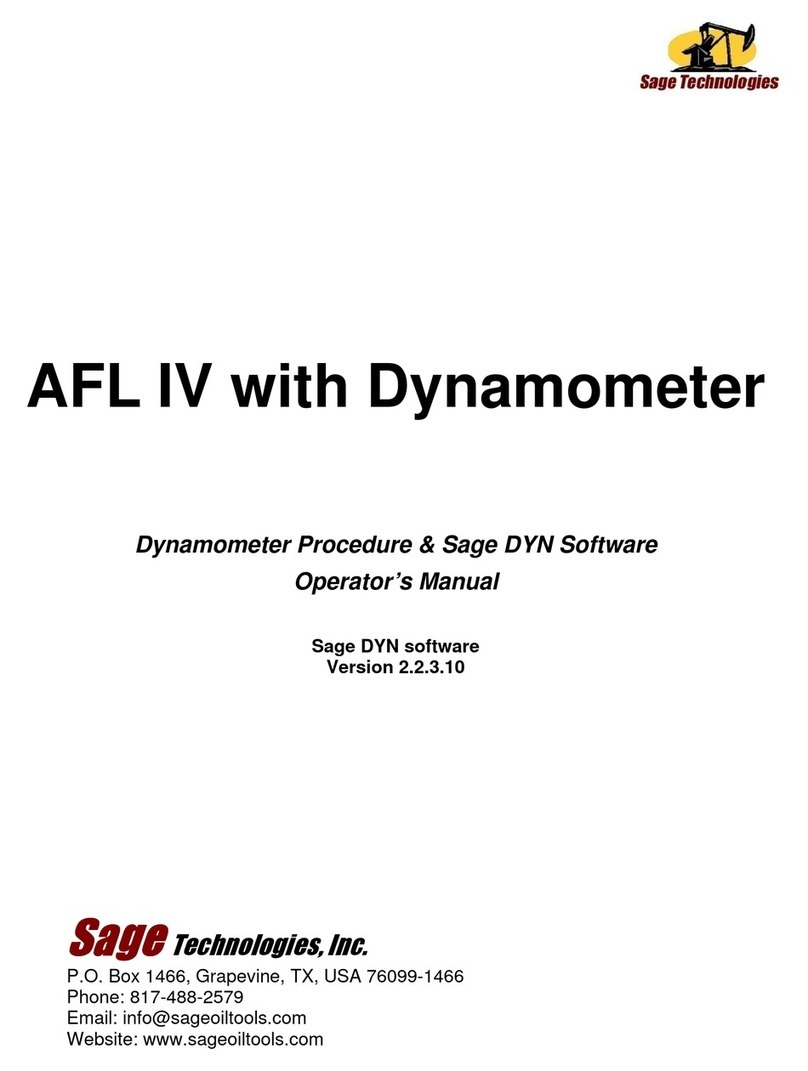 Sage AFL IV User manual