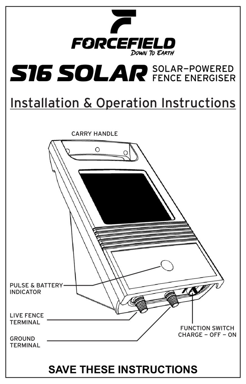Forcefield S16 Installation & operation instructions
