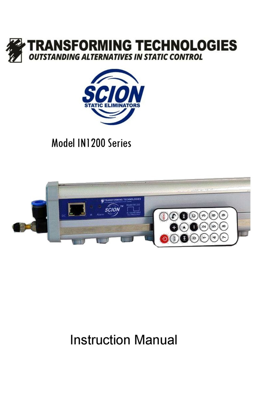 Transforming Technologies SCION IN1200 Series instruction manual