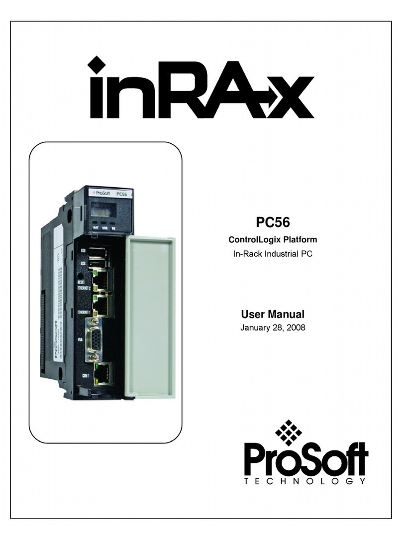 ProSoft Technology InRax PC56 user manual