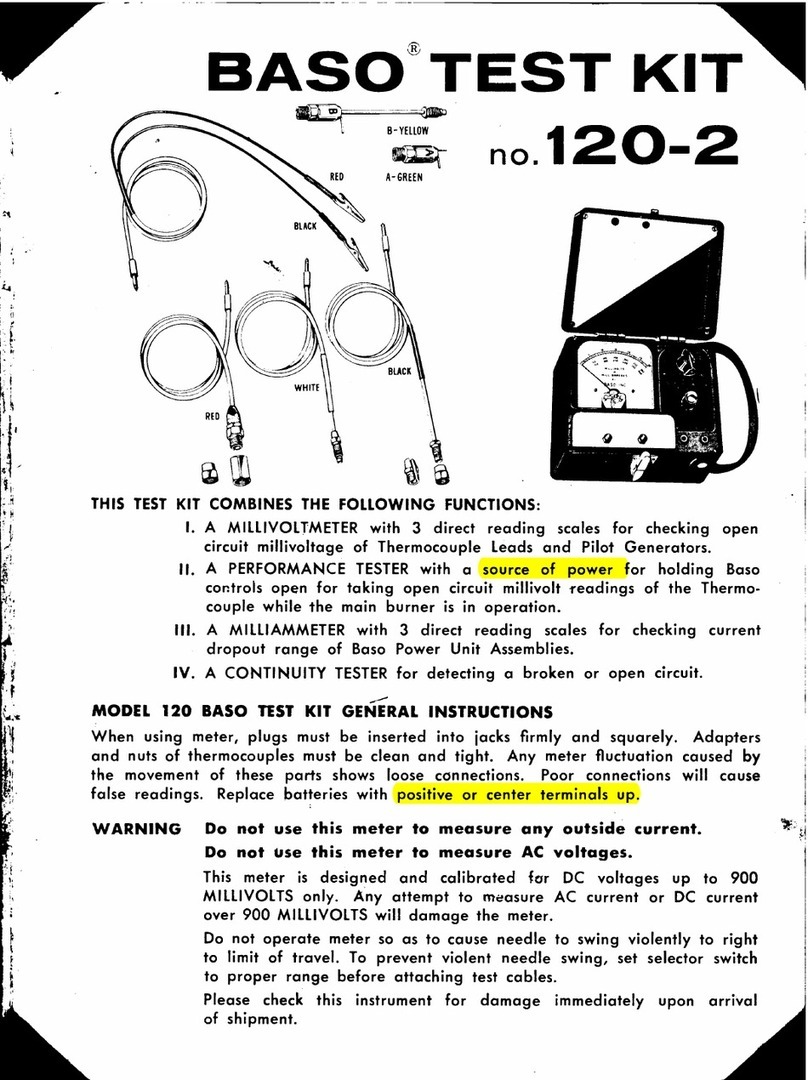 Baso 120-2 User manual