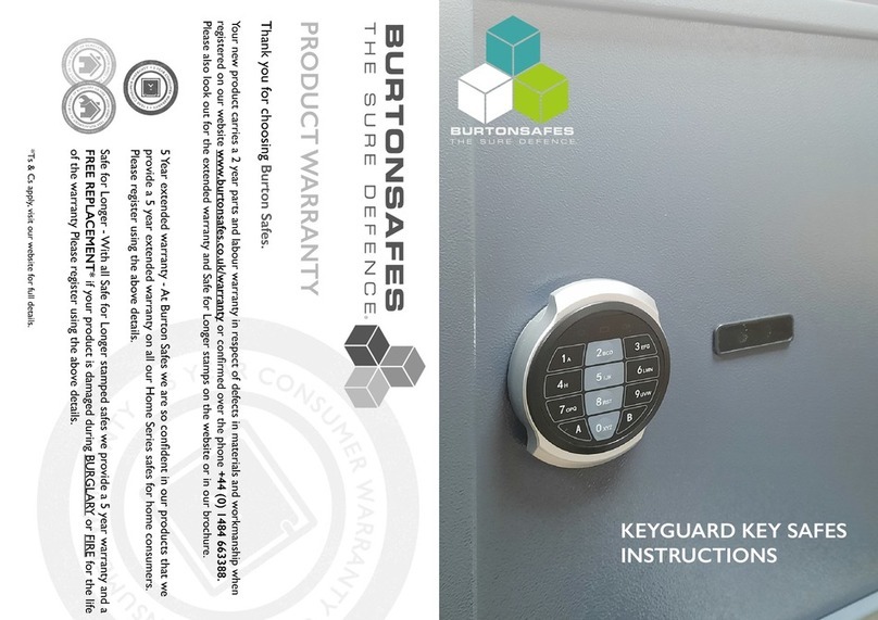 Burtonsafes KEYGUARD KEY SAFE 74 instructions Burtonsafes KEYGUARD KEY SAFE 74 instructions