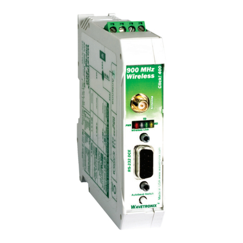 Wavetronix Click 400 User manual