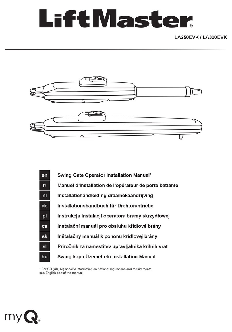 Chamberlain LA250EVK User manual