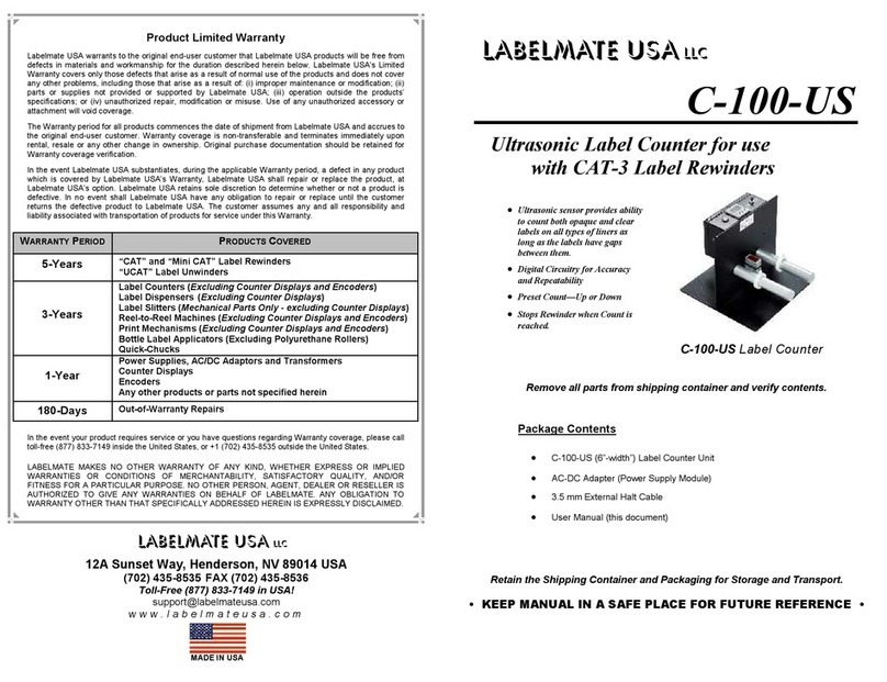 Labelmate C-100-US User manual