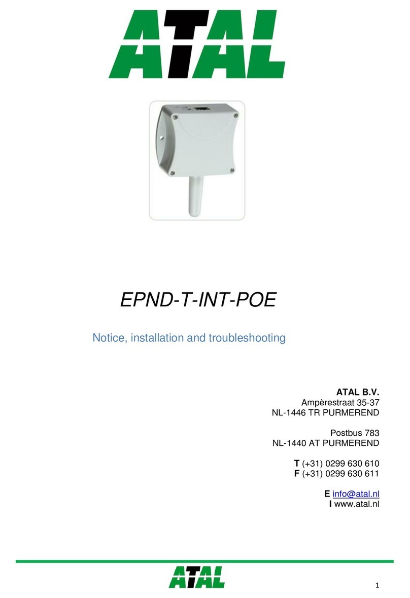 Atal EPND-T-INT-POE manual