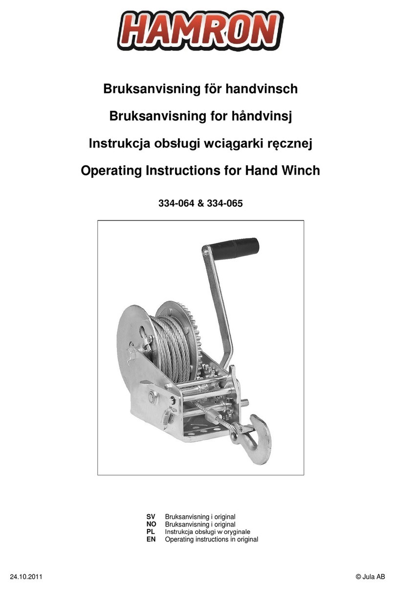 Hamron 334-064 User manual
