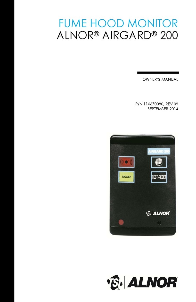 TSI Instruments ALNOR AIRGARD 200 User manual
