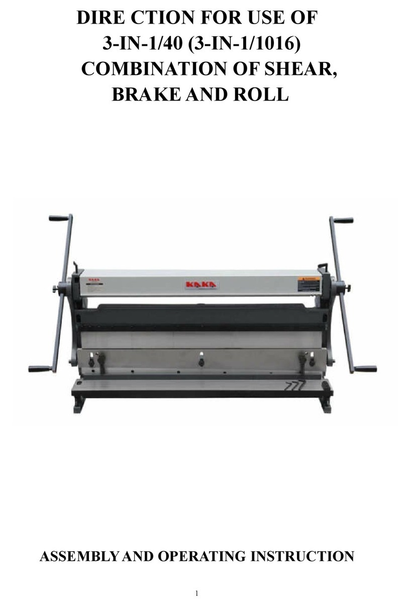 KAKA Industrial 3-IN-1/40 Assembly and operating instruction