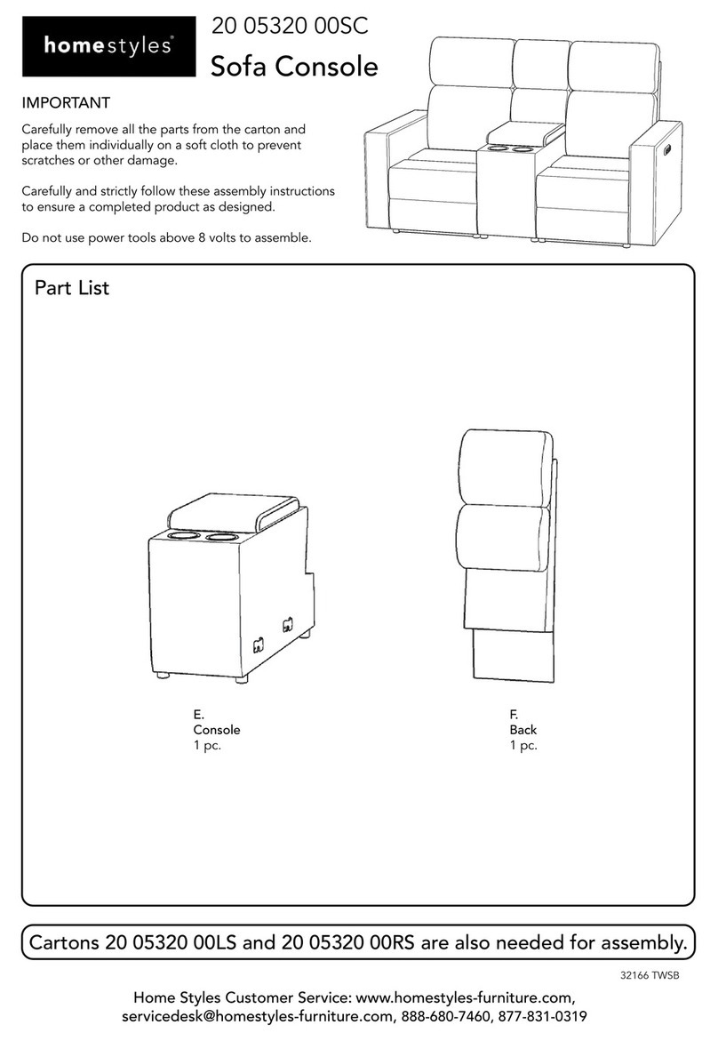 Home Styles 20 05320 00SC User manual Home Styles 20 05320 00SC User manual