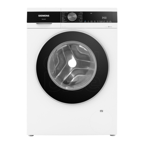 Siemens WG56G2M7NL User manual Siemens WG56G2M7NL User manual