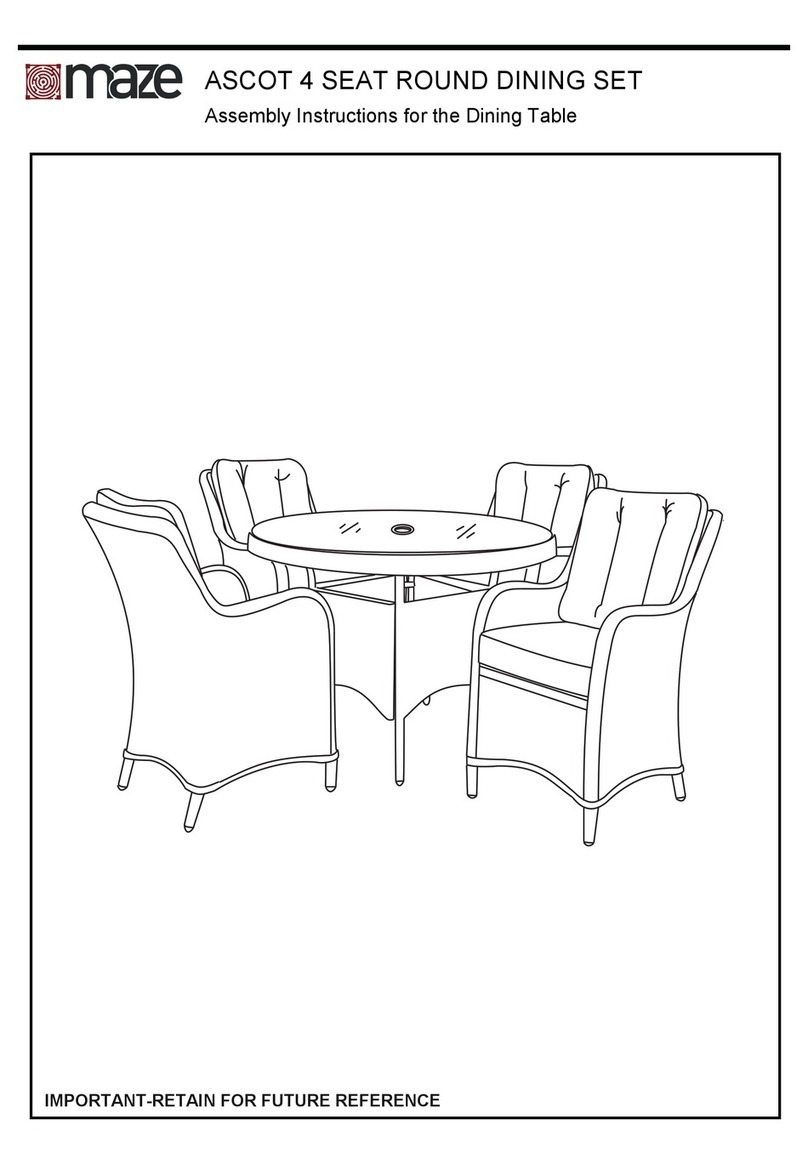 MAZE ASCOT Assembly instructions