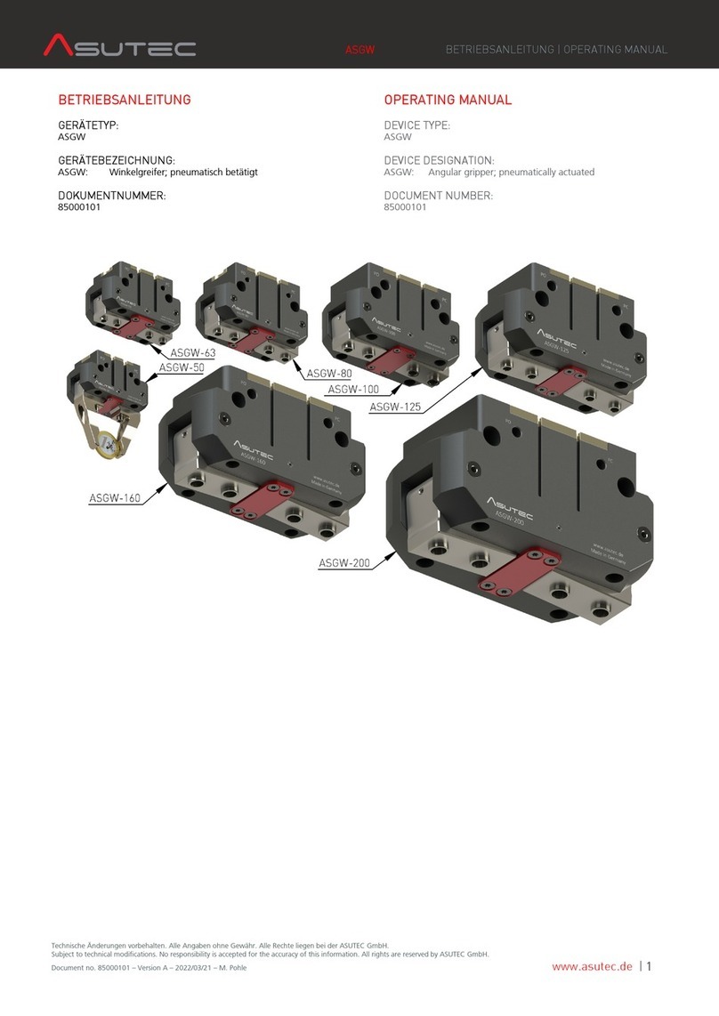 Asutec ASGW Series operating manual
