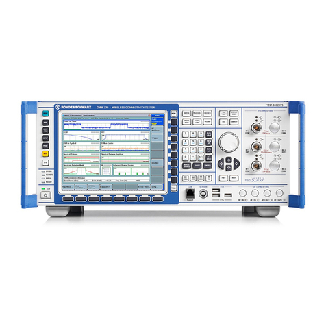 R&S CMW-KG8 Series user manual