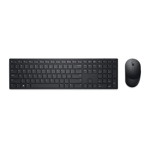Dell Pro Wireless KM5221W User manual