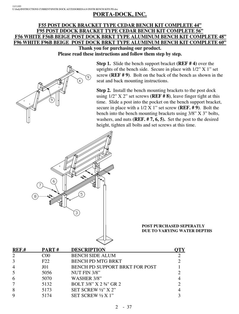Porta-Dock F55 quick start guide