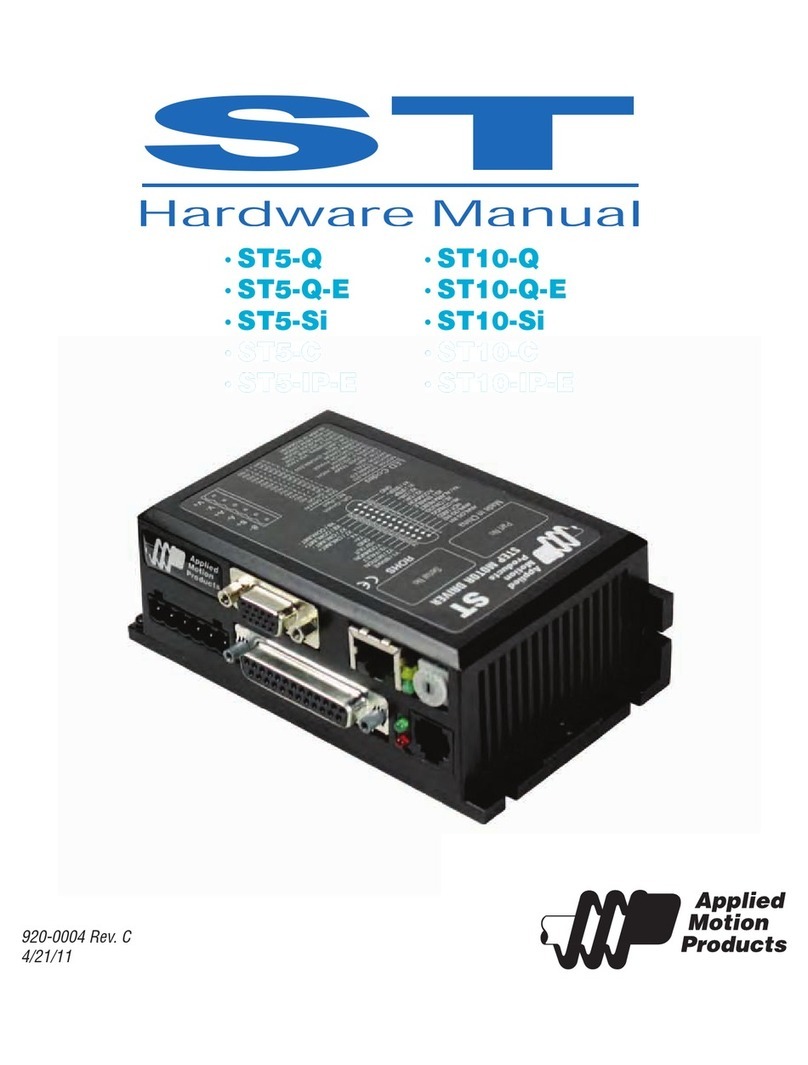 Applied Motion Products ST5-Q Hardware manual