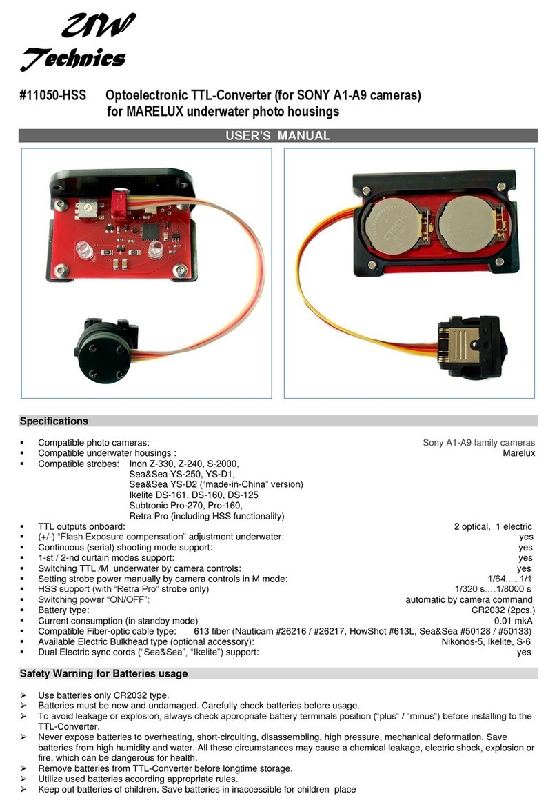 UW Technics 11050-HSS User manual