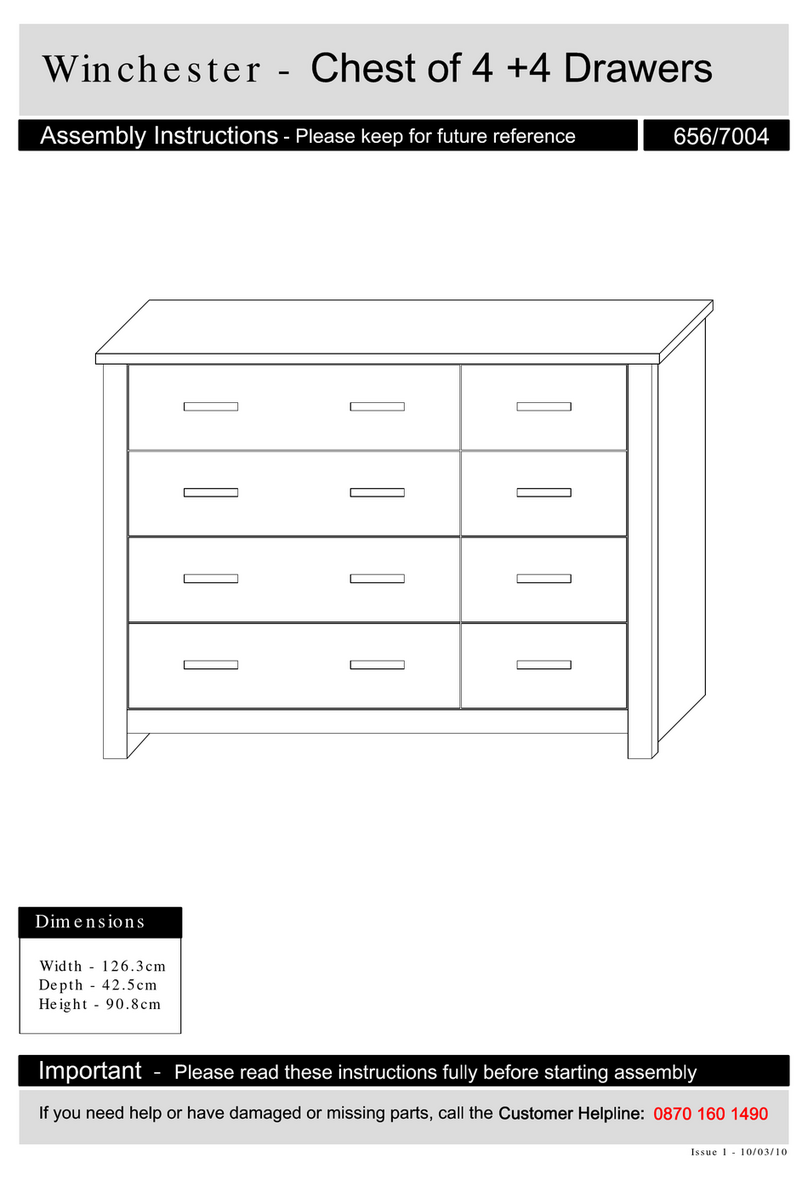 Argos Winchester 656/7004 Assembly instructions Argos Winchester 656/7004 Assembly instructions