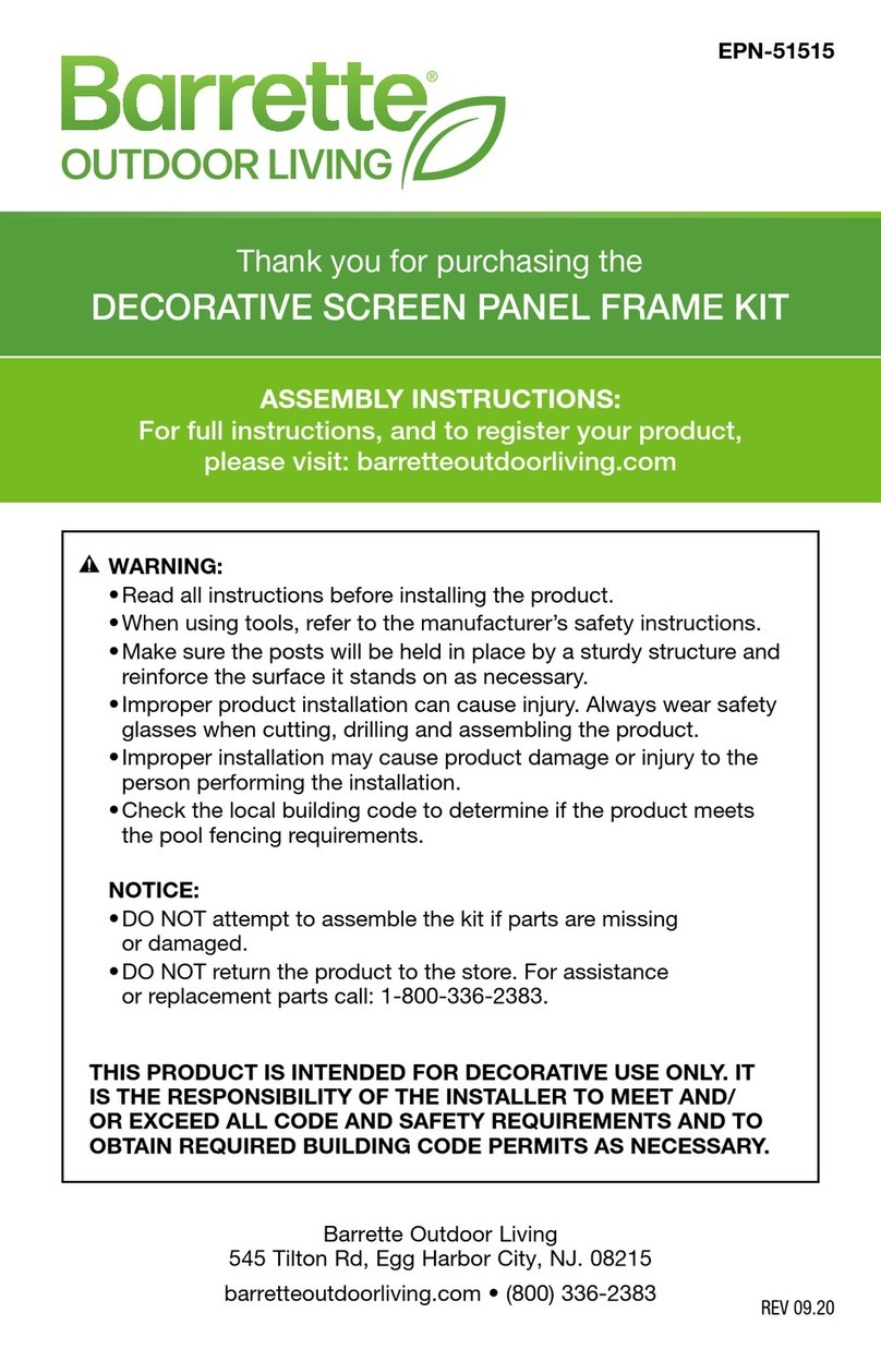 Barrette EPN-51515 User manual