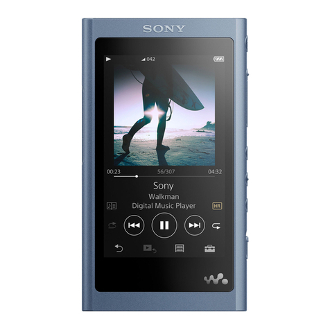 Sony NW-A55 instruction manual