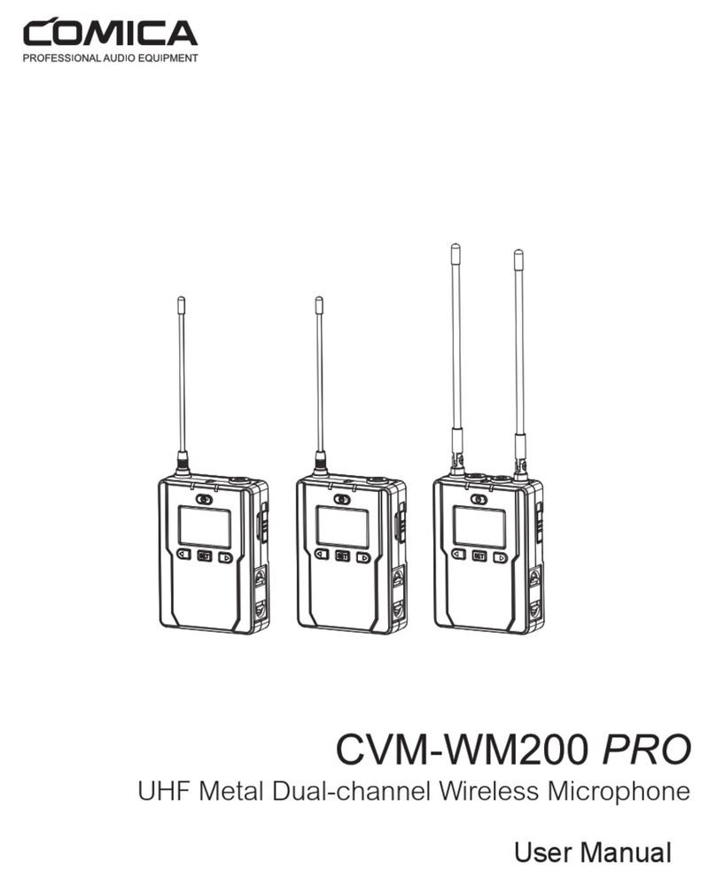 Comica CVM-WM200 user manual