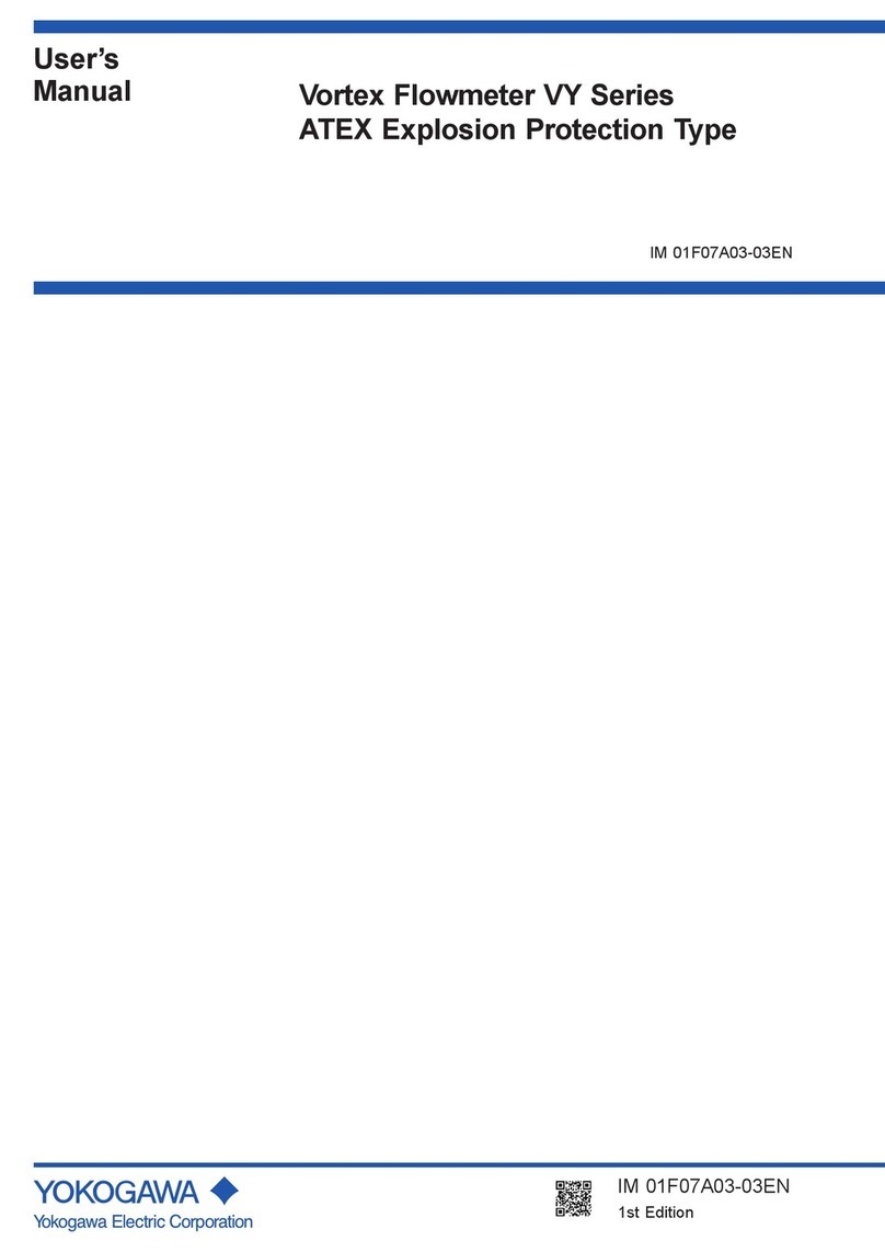 YOKOGAWA VY Series User manual YOKOGAWA VY Series User manual
