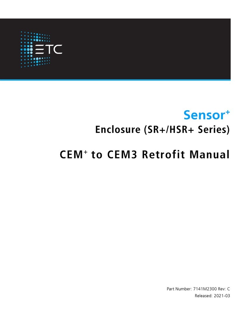 ETC Sensor+ SR+ Series Retro-Fit Manual