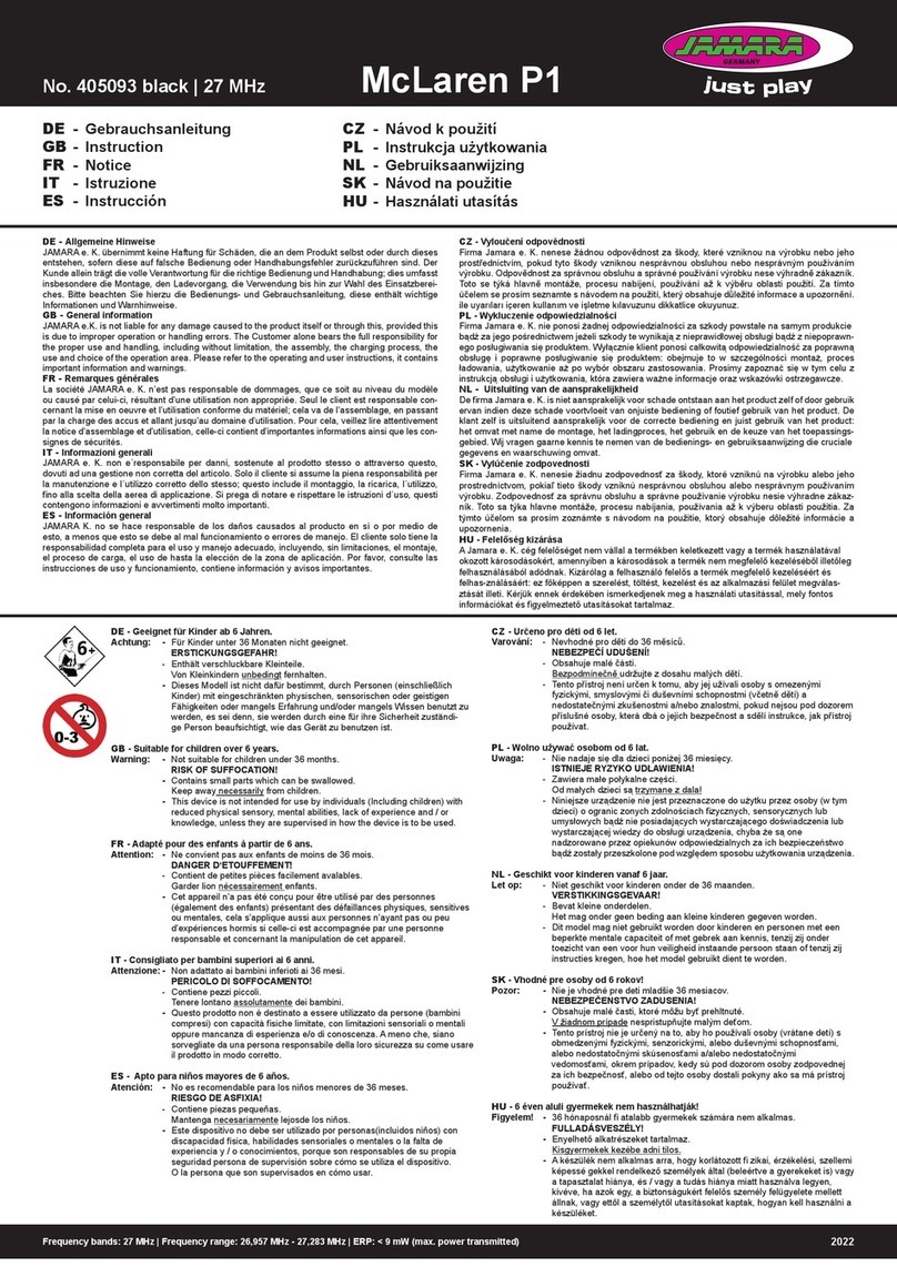 Jamara 405093 User manual