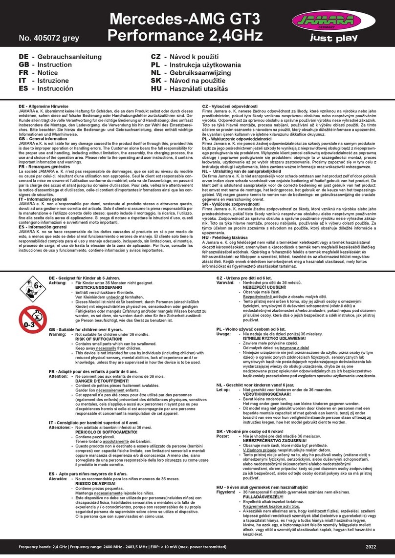 Jamara 405072 instruction manual