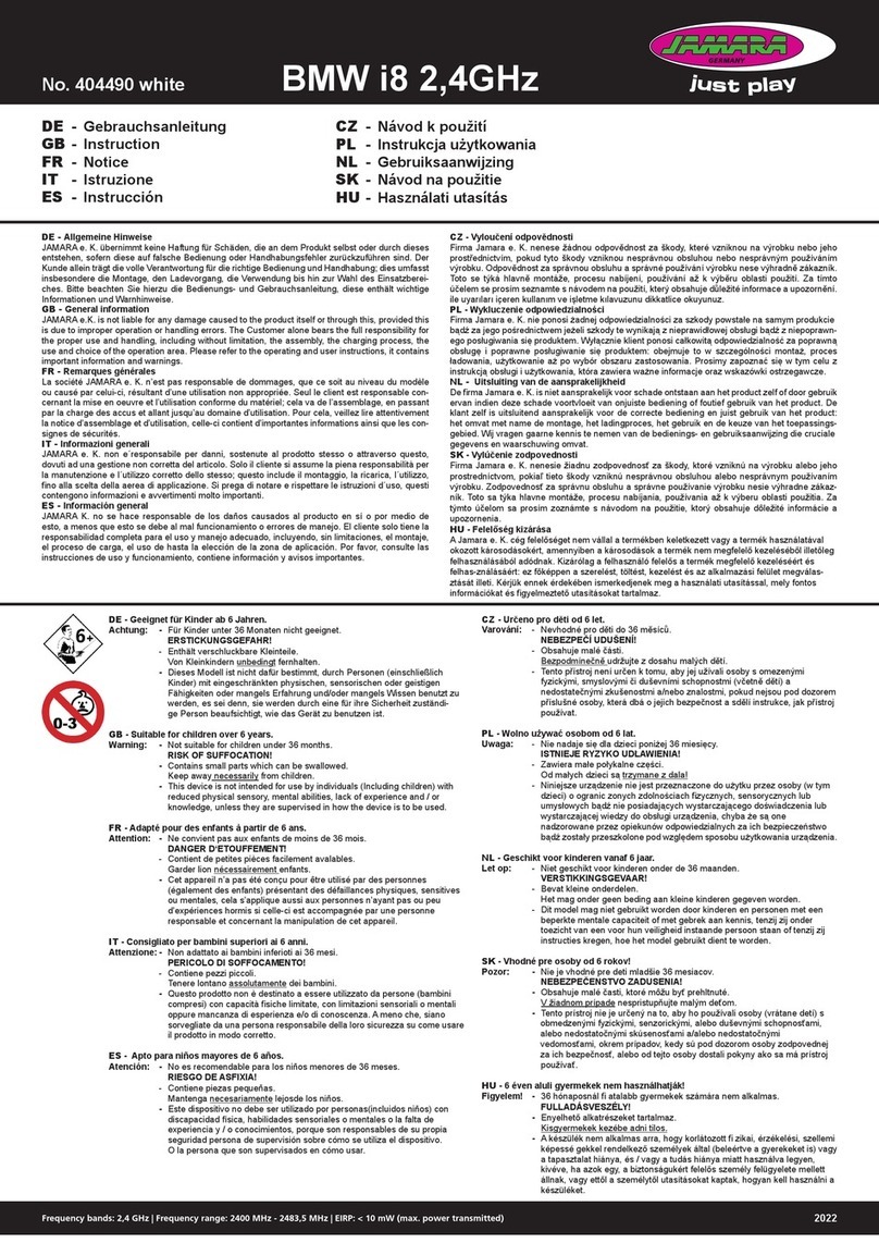 Jamara 404490 User manual