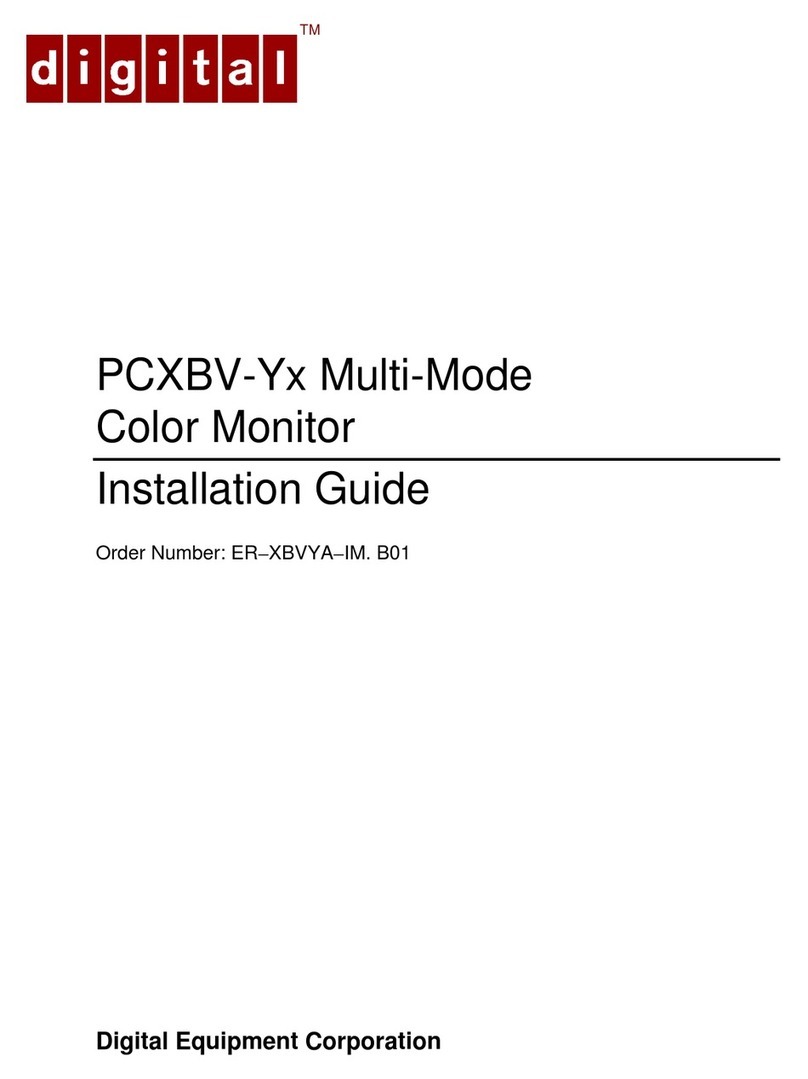 Digital Equipment PCXBV-Y Series User manual Digital Equipment PCXBV-Y Series User manual
