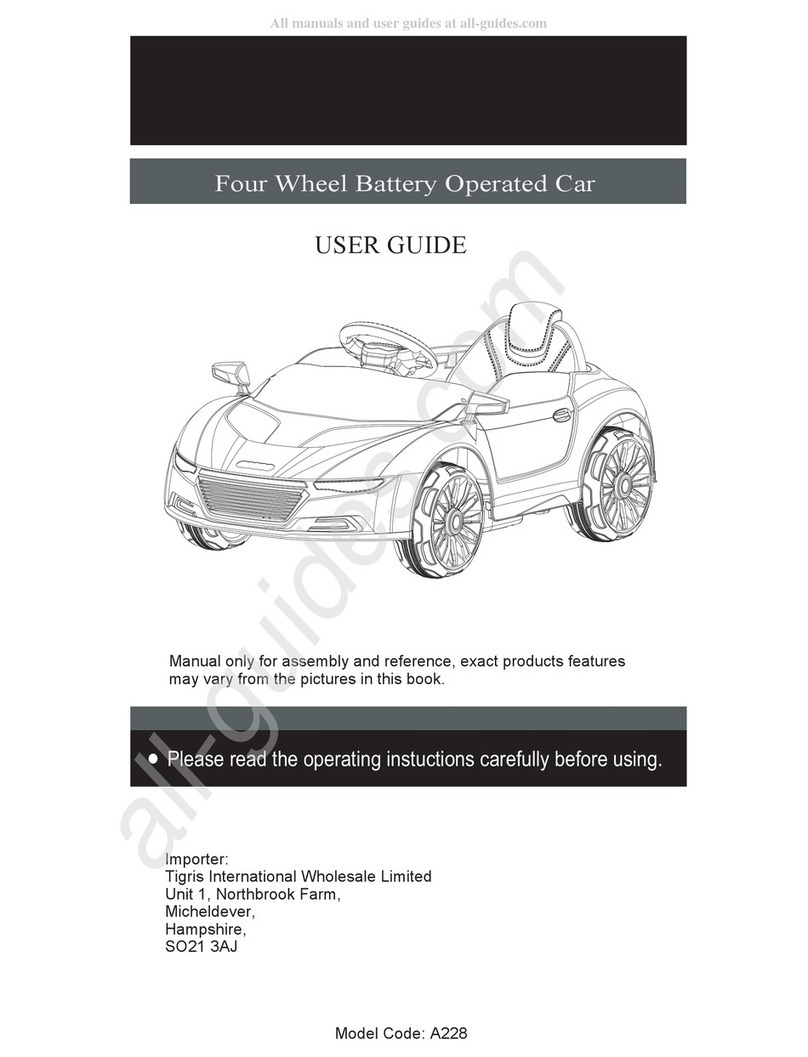 Ride On Cars A228 user guide