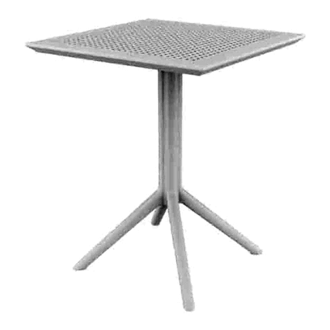 Siesta Sky Folding Table 60 Assembling Guide Siesta Sky Folding Table 60 Assembling Guide