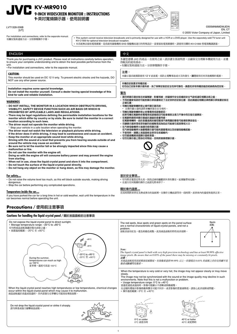 JVC KV-MR9010 User manual